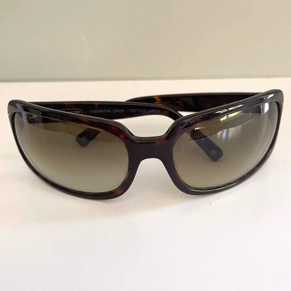 Coach Samantha S425 Tortoise Green Sunglasses - Picture 11 of 11